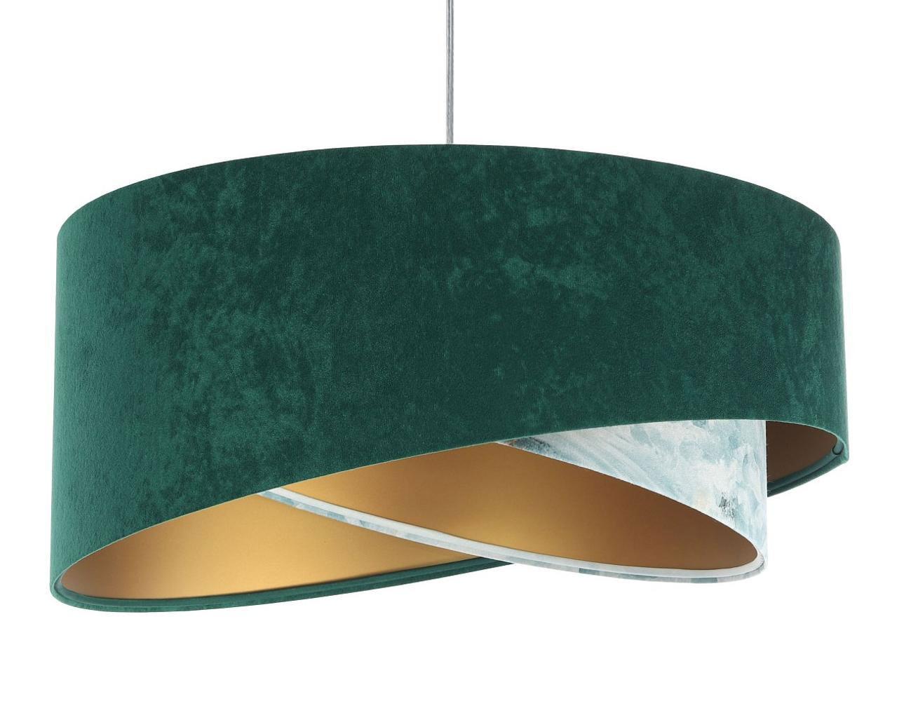 HÄNGELEUCHTE Grün 50/23 cm - Weiß, Kunststoff (50/1.3/23cm) - ONZENO