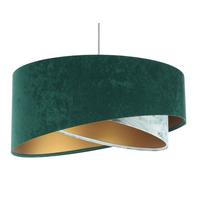 HÄNGELEUCHTE Grün 50/23 cm - Weiß, Kunststoff (50/1.3/23cm) - ONZENO