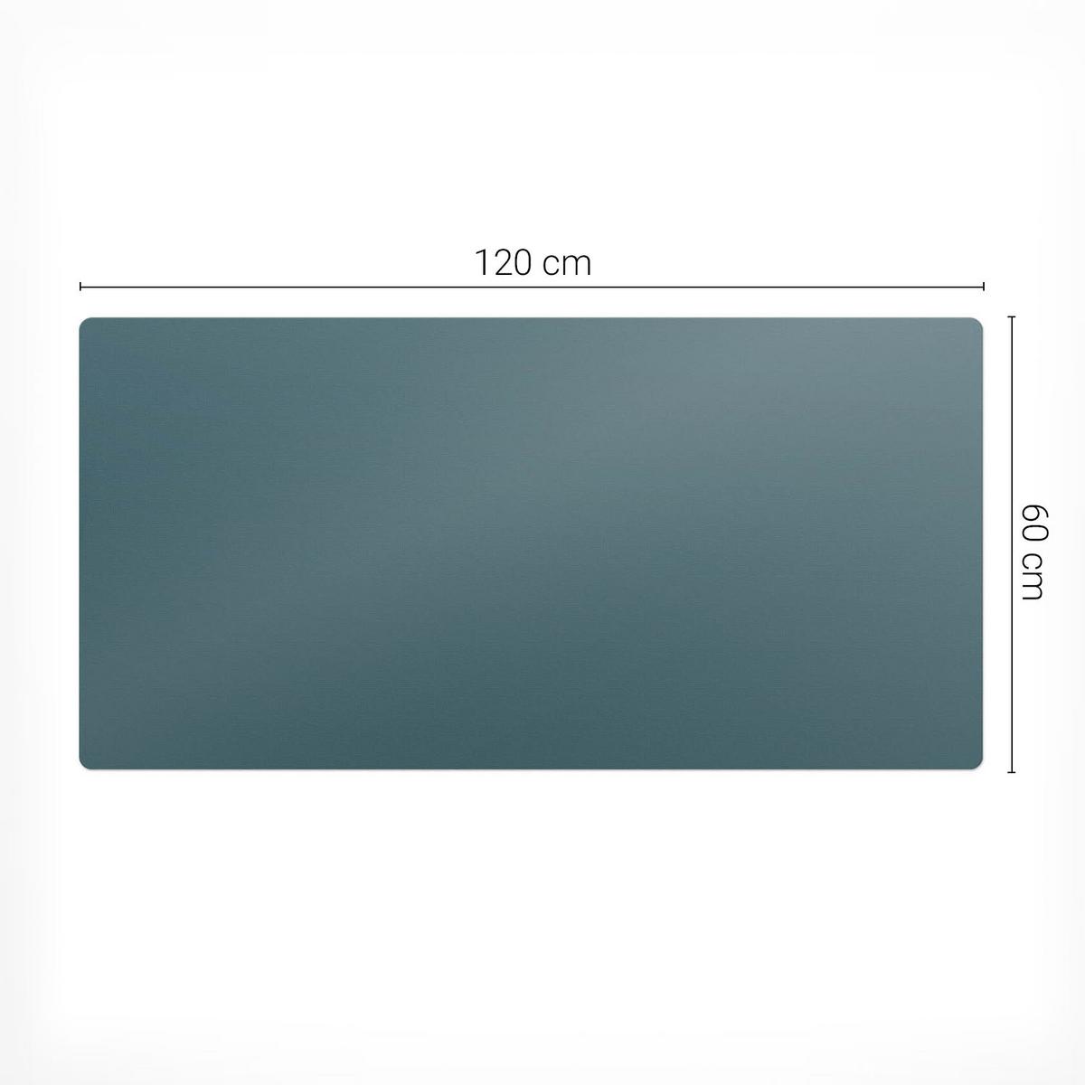 SCHREIBTISCHUNTERLAGE 120x60 cm Türkis - Petrol, Kunststoff (120/60/1.6cm) - Wallfluent