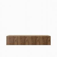 LOWBOARD VAREN 200/41/40 cm, Hängender TV-Schrank Eiche Artisan / Eichefarben - Eichefarben/Braun, Holzwerkstoff (200/41/40cm) - MASSENO