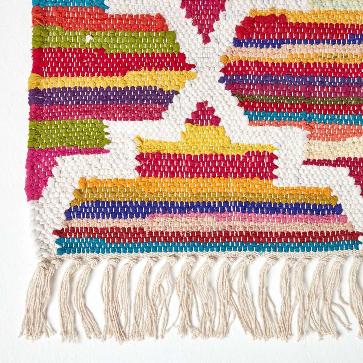 FLICKENTEPPICH-LÄUFER Amsterdam 66/200 cm - Multicolor, Textil (66/200cm) - Homescapes