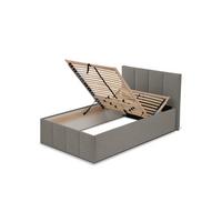 POLSTERBETT Dalas Granitgrau 100 x 200 x 40 cm Bettkasten Mit hochwertiger Matratze H2 (bis 100 kg) und Lattenrost - Grau, Holz (100/200cm) - Halmon Schlafkomfort Betten 