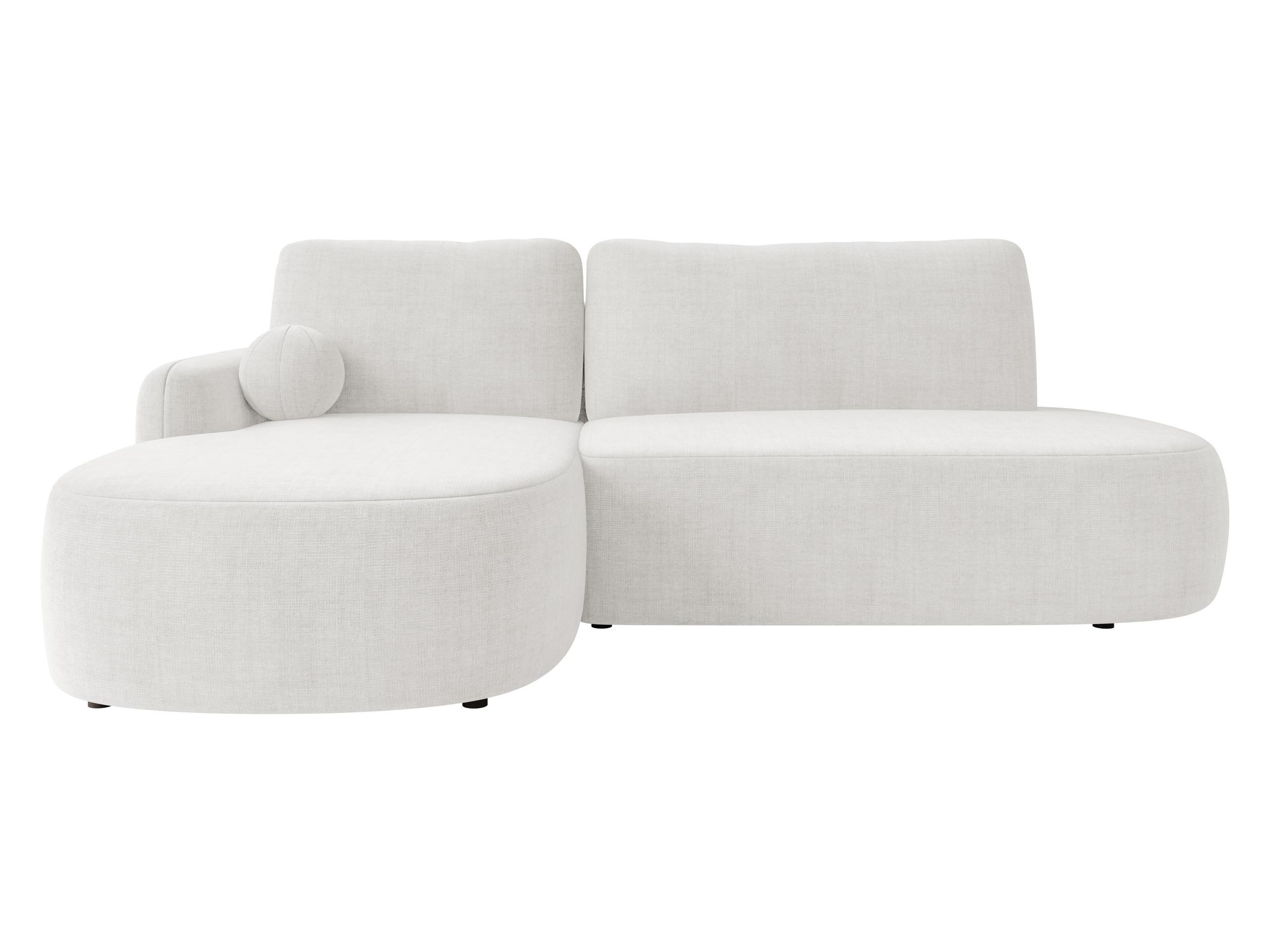 ECKSOFA Loridu O Premium, Seite: Links - Creme/Schwarz, Holz/Kunststoff (274/174cm) - MIRJAN24