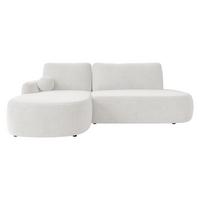 ECKSOFA Loridu O Premium, Seite: Links - Creme/Schwarz, Holz/Kunststoff (274/174cm) - MIRJAN24