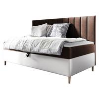 BOXBETT Maja Junior 2 - H3 - Weiß/Braun, Holz (100/200cm) - MIRJAN24