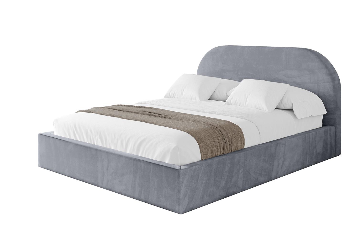 POLSTERBETT mit Bettkasten und Lattenrost, Bett mit Matratze H3/H4 - TIVON 180x200 Grau - Grau, Holzwerkstoff/Textil (180/200cm) - ALTDECOR