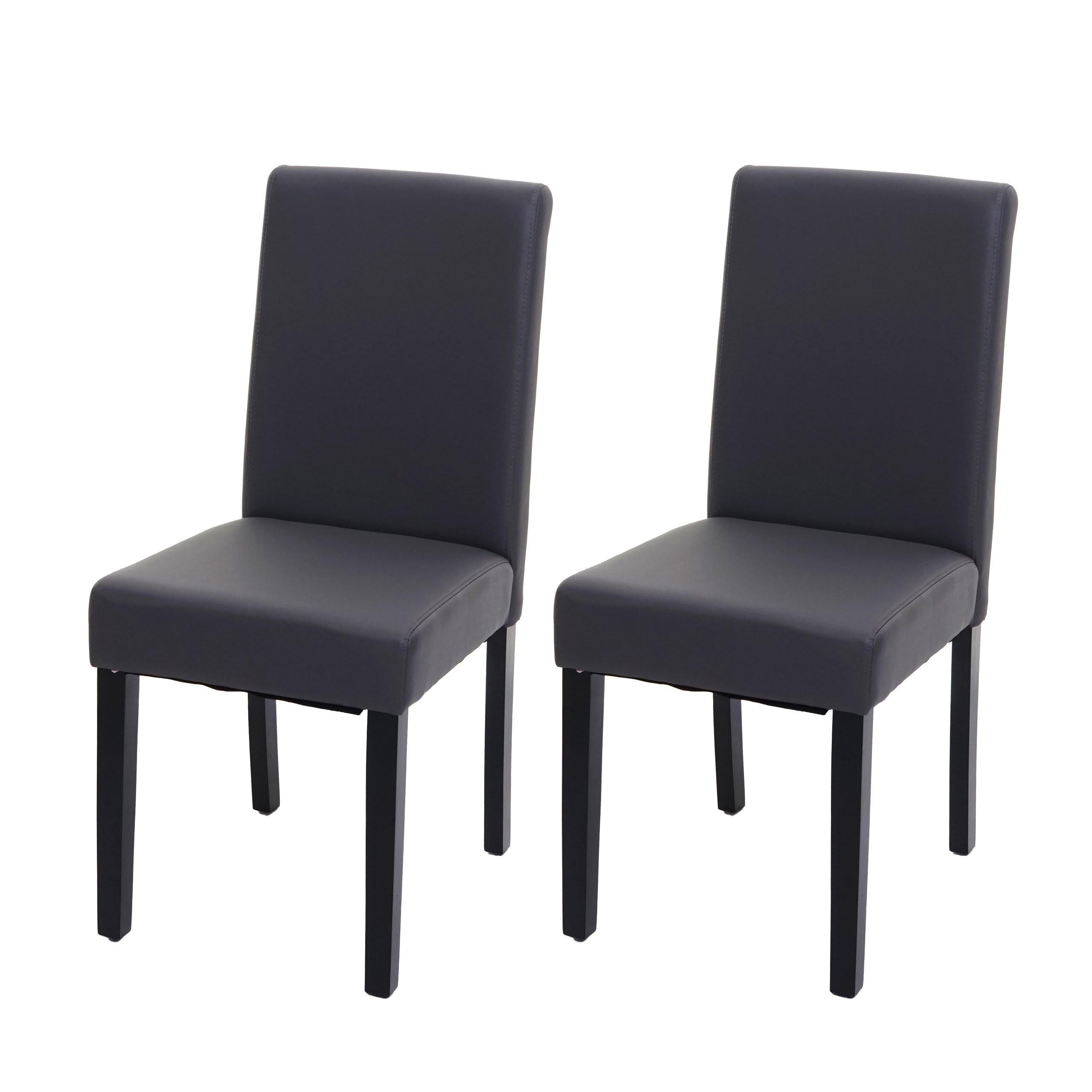 ESSZIMMERSTUHL Grau 2er-Set - Grau, Textil (43/90/56cm) - MCW