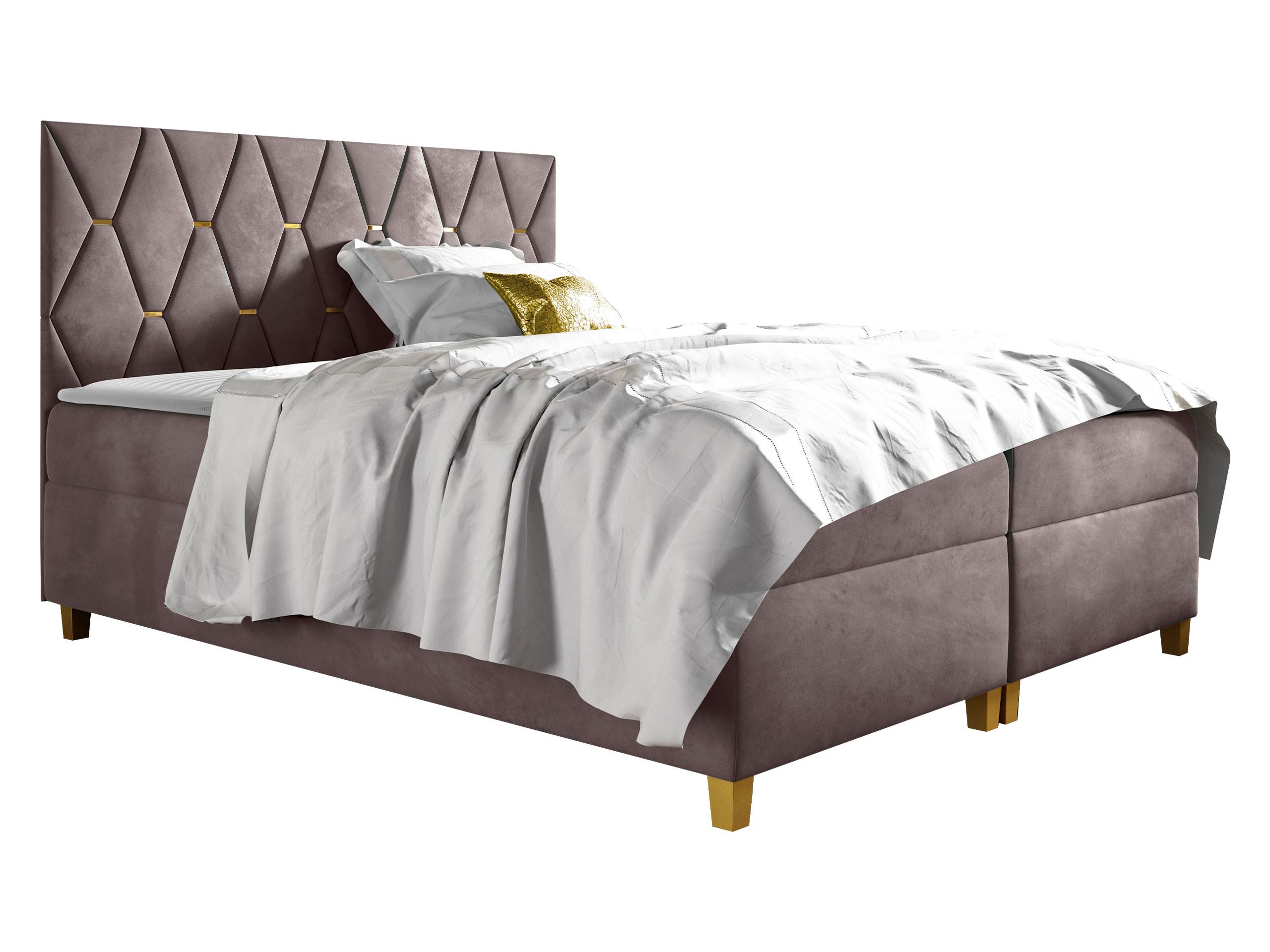 BOXBETT Inez - H3 - Violett, Holz (160/200cm) - MIRJAN24