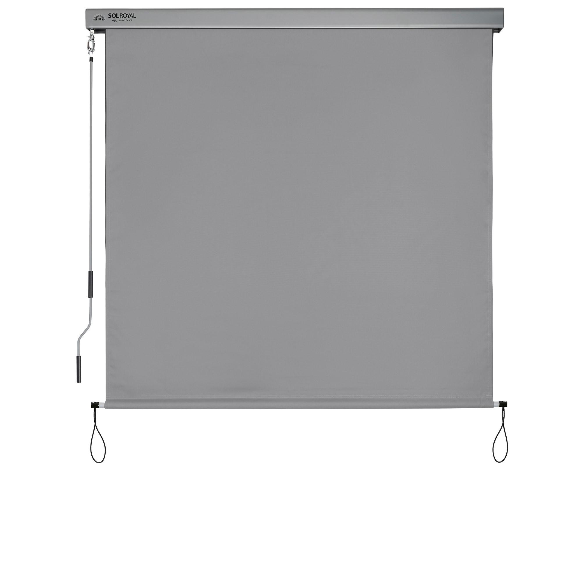 SENKRECHTMARKISE SolVision MS5 1,4/2,5 m Grau - Grau, Metall (140/1/250cm) - Sol Royal