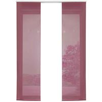 VORHANG 2ER SET HxB 245x60 cm Bordeaux - Bordeaux, Textil (60/245cm) - Gardinenbox