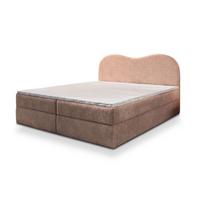 BOXBETT FLUVIA N 180x200 cm mit Matratze und Topper - Rosa - Rosa, Holz (180/200cm) - MASSENO