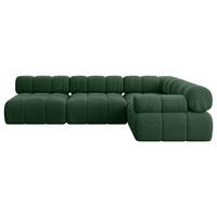 ECKSOFA modulares Sofa Mende-L2 - 285x190x70 cm Grün Cord - Grün, Holzwerkstoff/Textil (285/190cm) - ALTDECOR