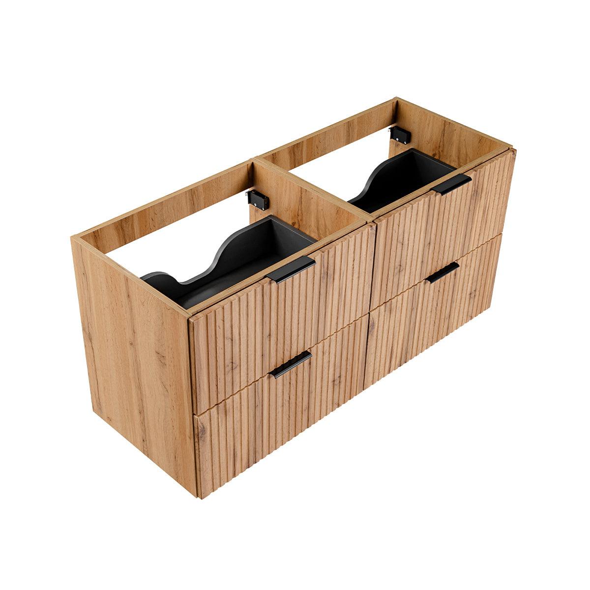 WASCHTISCHUNTERSCHRANK 120.4cm Adriel Holz - Braun, Holzwerkstoff (120.4/57/46cm) - Petits-meubles