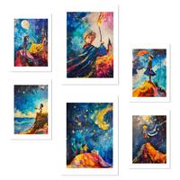 POSTER Set Mit 6 Kinderfilme A3 & A4 Rahmenlos - Klar, Papier (29/3cm) - Nacnic