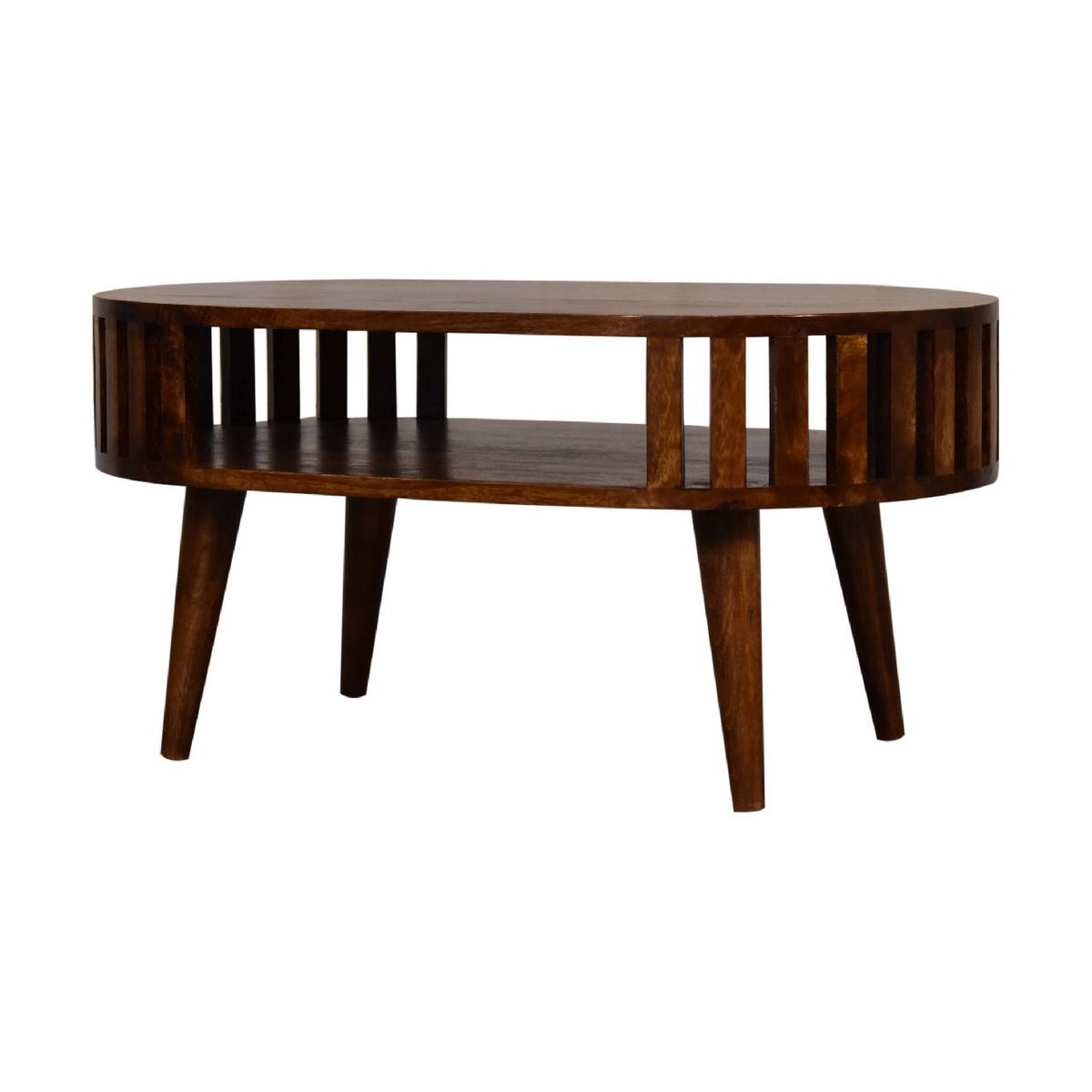 COUCHTISCH Ariella - Braun, Holz (80/50/40cm) - Artisan Furniture