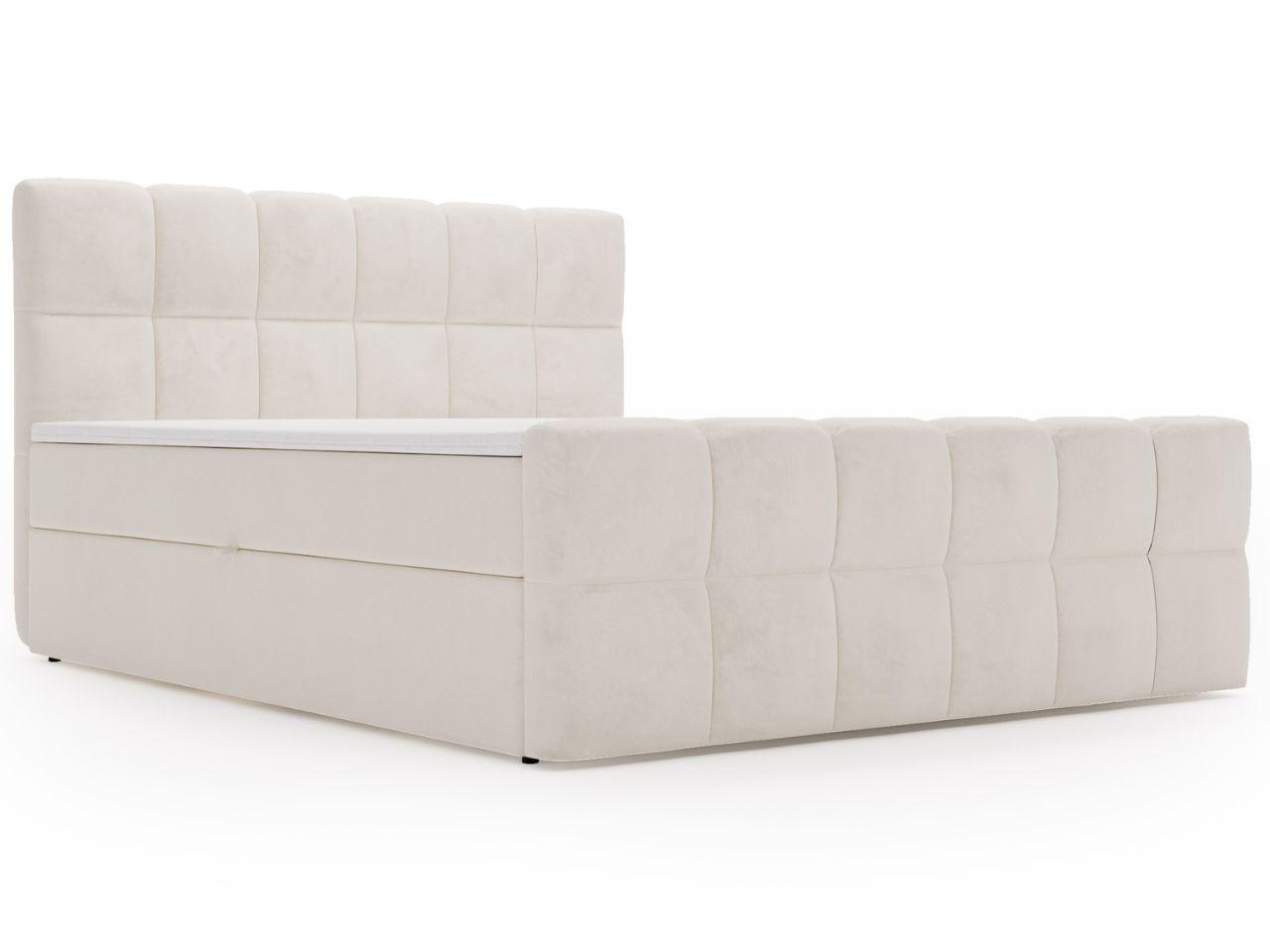 BOXBETT Alicante 200x200 Beige - Beige, Holz/Textil (200/200cm) - Graingold