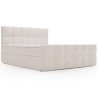 BOXBETT Alicante 200x200 Beige - Beige, Holz/Textil (200/200cm) - Graingold