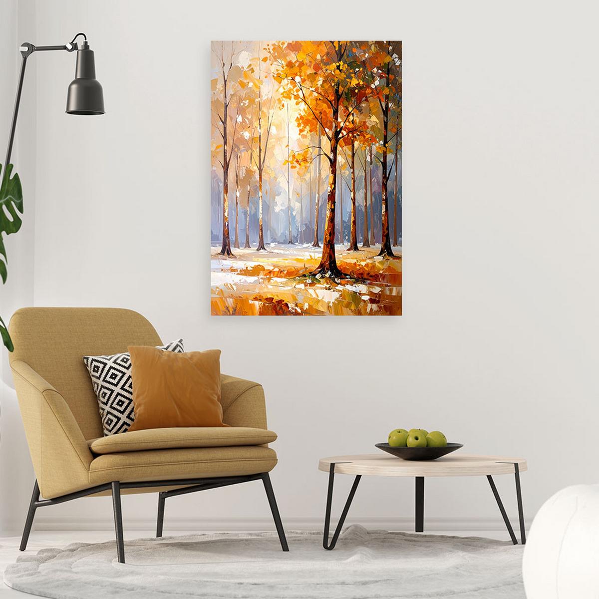 LEINWANDBILD Landschaften 70x100cm - Beige, Textil (70/100cm) - Feeby