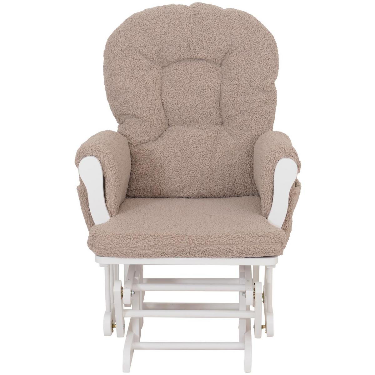 RELAXSESSEL Braun, Weiß - Braun/Weiß, Textil (74/105/72cm) - MCW