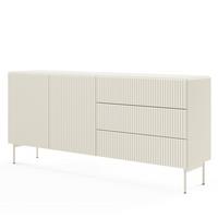 SIDEBOARD TRATTO 177/81,2/39,8cm mit 3 Schubladen 2 Türen Kaschmir - Kaschmir, Holzwerkstoff (177/81.2/39.8cm) - MASSENO