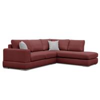 ECKSOFA OTTO 5-Sitzer, bordeaux - Bordeaux, Holzwerkstoff/Textil (279/219cm) - Wozimo