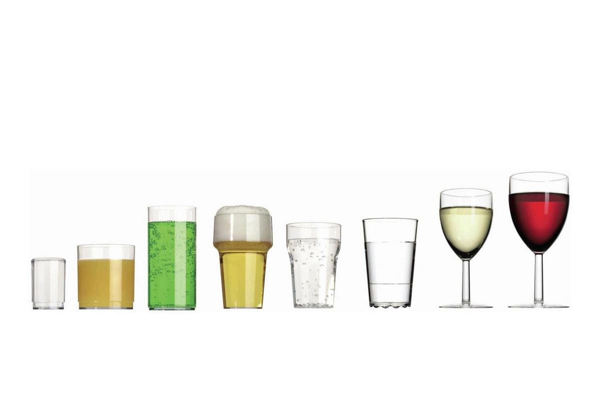 KUNSTSTOFF-ROTWEINGLÄSER Outdoor transparent 300 ml 2er Set - Transparent, Kunststoff (0.3L) - Mepal
