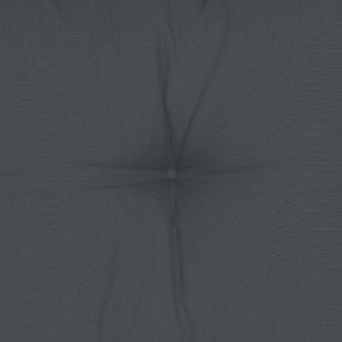 LOUNGEKISSEN Xluna Rücken 50/40/12 cm Graphitgrau - Grau, Textil (50/40/12cm) - Beautissu 