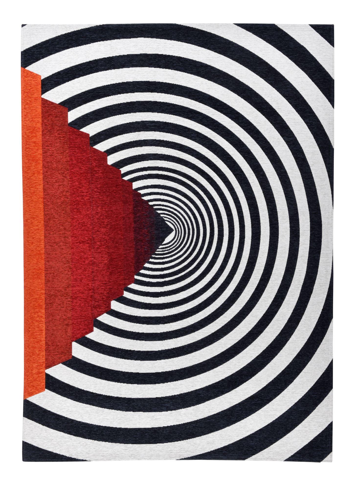 FLACHWEBETEPPICH Cosima 190x280 cm - Rot, Textil (190/280cm) - Gino Falcone