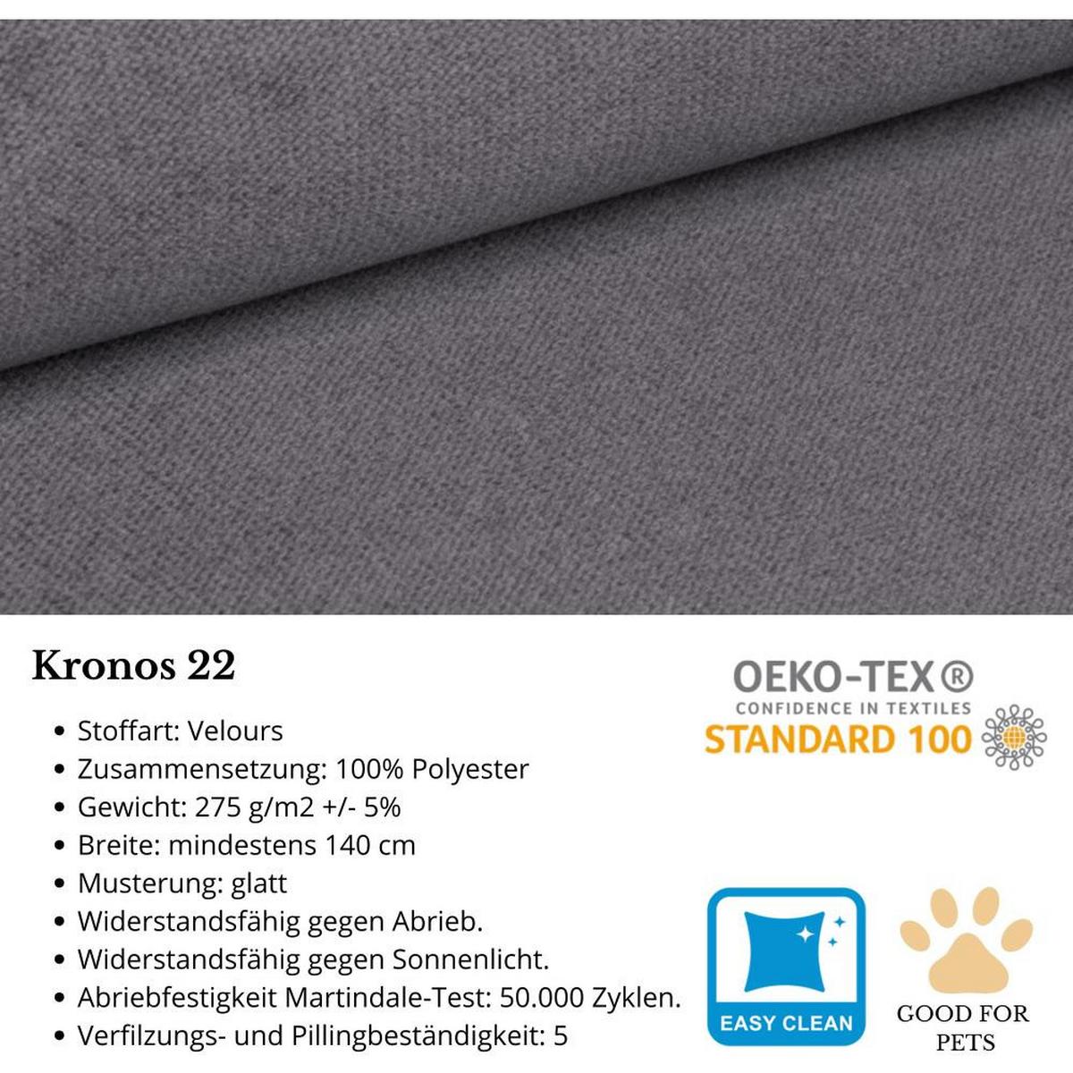 RELAXSESSEL Belweder Velours grau - Wengefarben/Grau, Holz/Textil (94/95/94cm) - Beautysofa