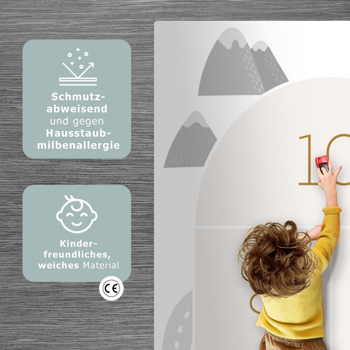 KINDERTEPPICH Hinkelpad - Auto - Straße - Kinder - Fluss Kinderzimmer 90x270 cm - Creme, Kunststoff (90/0.3cm) - OnlyWow