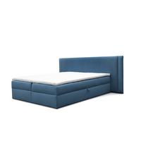BOXBETT Cedric In Magic Velvet - Blau, Holzwerkstoff/Textil (160/200cm) - Fun Möbel