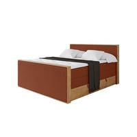 BOXSPRINGBETT LOLLI9 -Z-KING 120x200 - H3/H4 Rot - Rot, Holzwerkstoff (120/200cm) - ALTDECOR