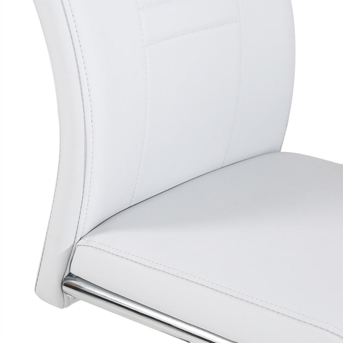ESSZIMMERSTUHL LOANO 4er-Set grau - Grau, Textil (42/98/60cm) - CARO-Möbel