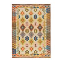 FLACHGEWEBETEPPICH Mehrfarbig Serak 140/200 cm - Multicolor, Textil (140/200cm) - Atticgo