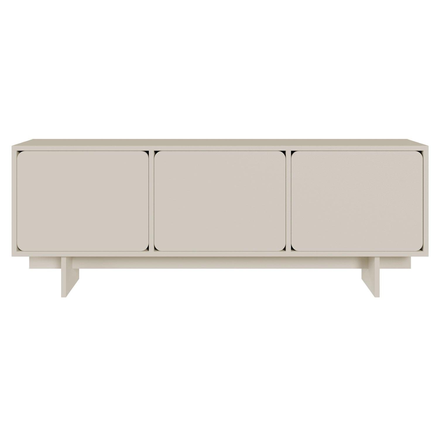 TV-LOWBOARD Wuwu Greige 150 cm - Taupe, Holzwerkstoff (150.4/55/35cm) - Selsey