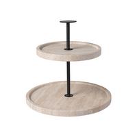 ETAGERE Manufacture Travertine beige ø 24,5 cm - Beige, Keramik (24.5/22.5cm) - Villeroy & Boch