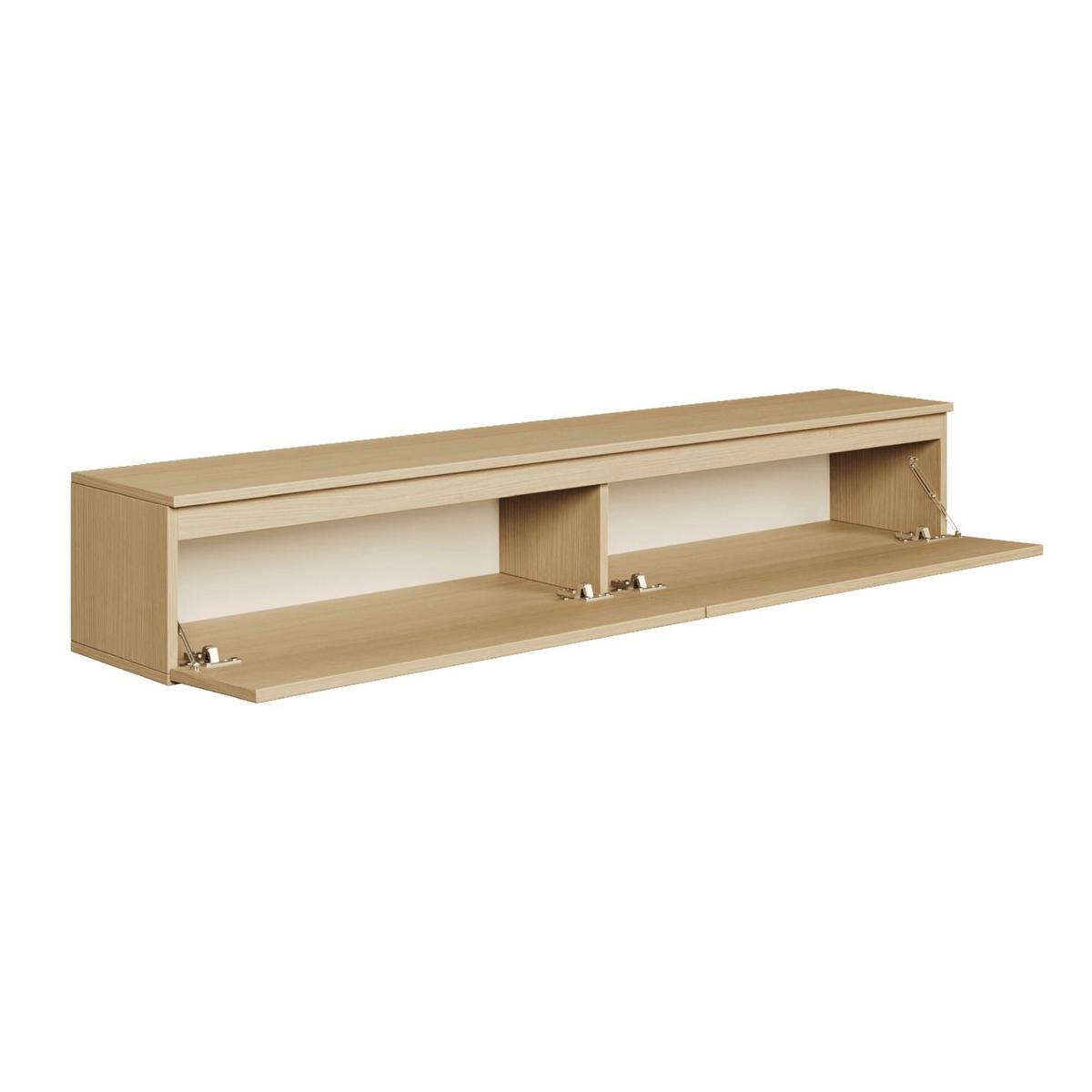 TV-LOWBOARD Bemmi Eiche Lindberg 175 cm - Eichefarben, Holzwerkstoff (175/28.4/31.8cm) - Selsey