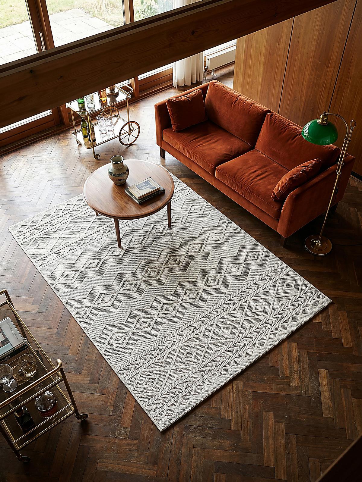 KURZFLORTEPPICH Berber STURA Polypropylen Creme 120 x 160 cm - Beige, Textil (120/160cm) - KADIMA DESIGN