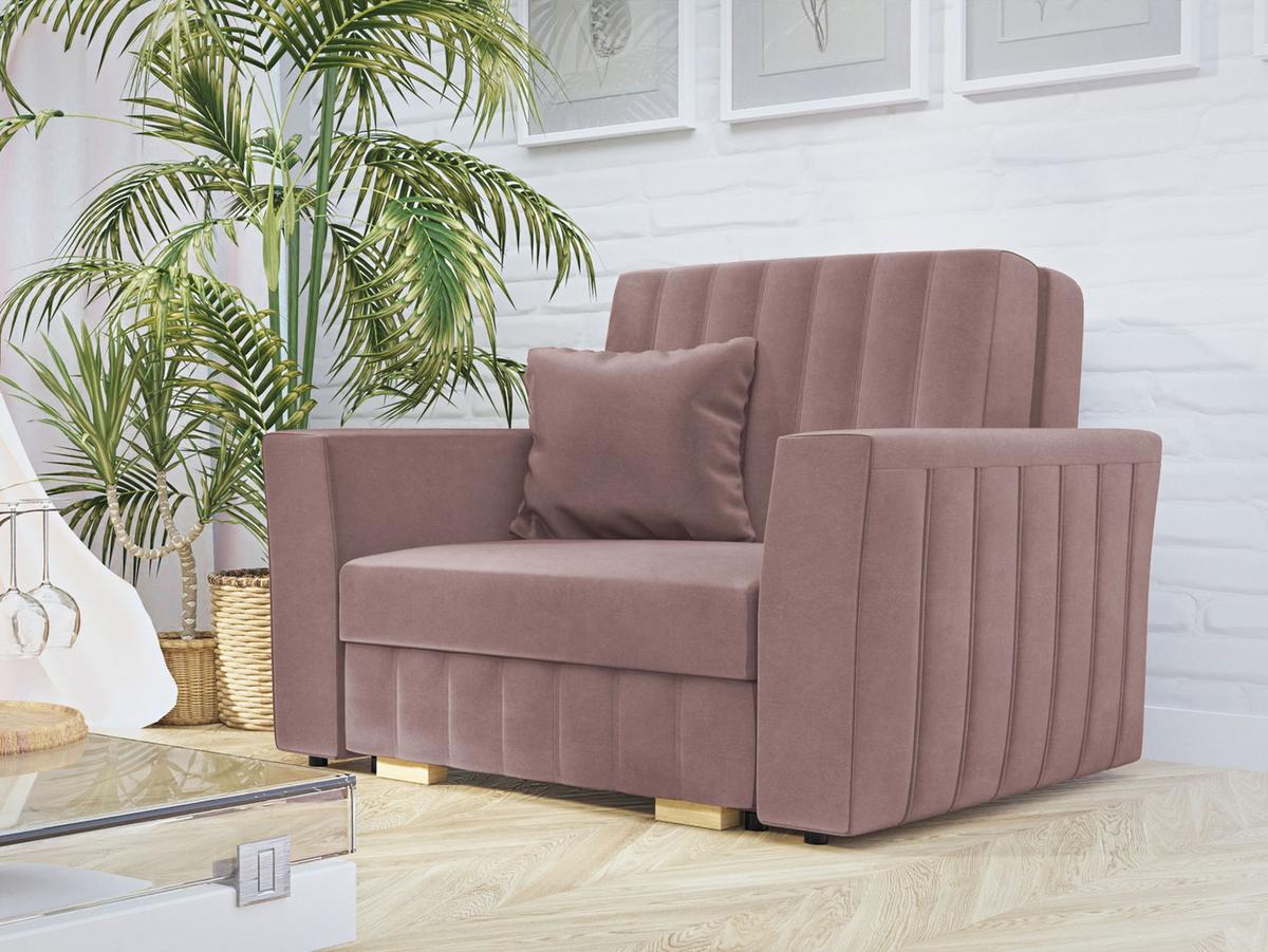 SCHLAFSOFA Viva Glam I - Rosa/Naturfarben, Holz/Kunststoff (115/85/98cm) - MIRJAN24