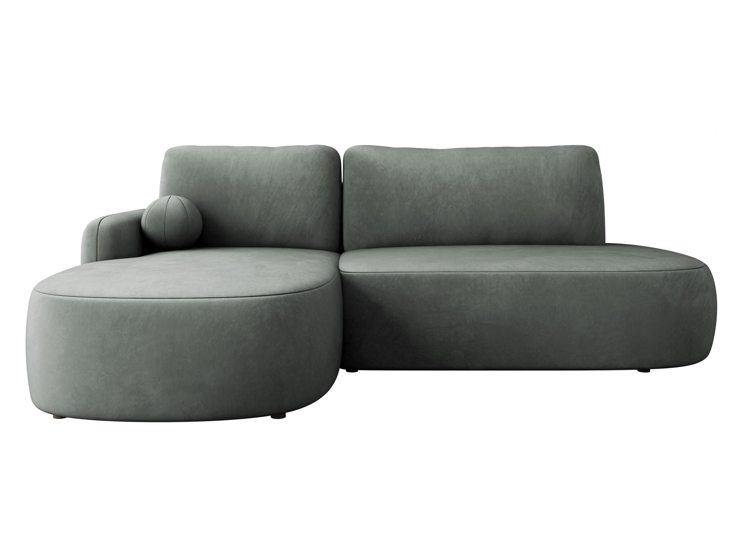 ECKSOFA Loridu O, Seite: Links - Graphitfarben/Schwarz, Holz/Kunststoff (274/174cm) - MIRJAN24