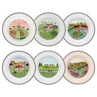 BROTTELLER KOLLEKTION Design Naif bunt ø 17 cm 6er Set - Multicolor, Keramik (17cm) - Villeroy & Boch