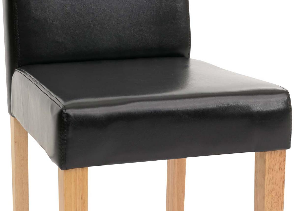 ESSZIMMERSTUHL Hochglanz Schwarz 2er-Set - Schwarz Hochglanz/Schwarz, Textil (43/90/56cm) - MCW