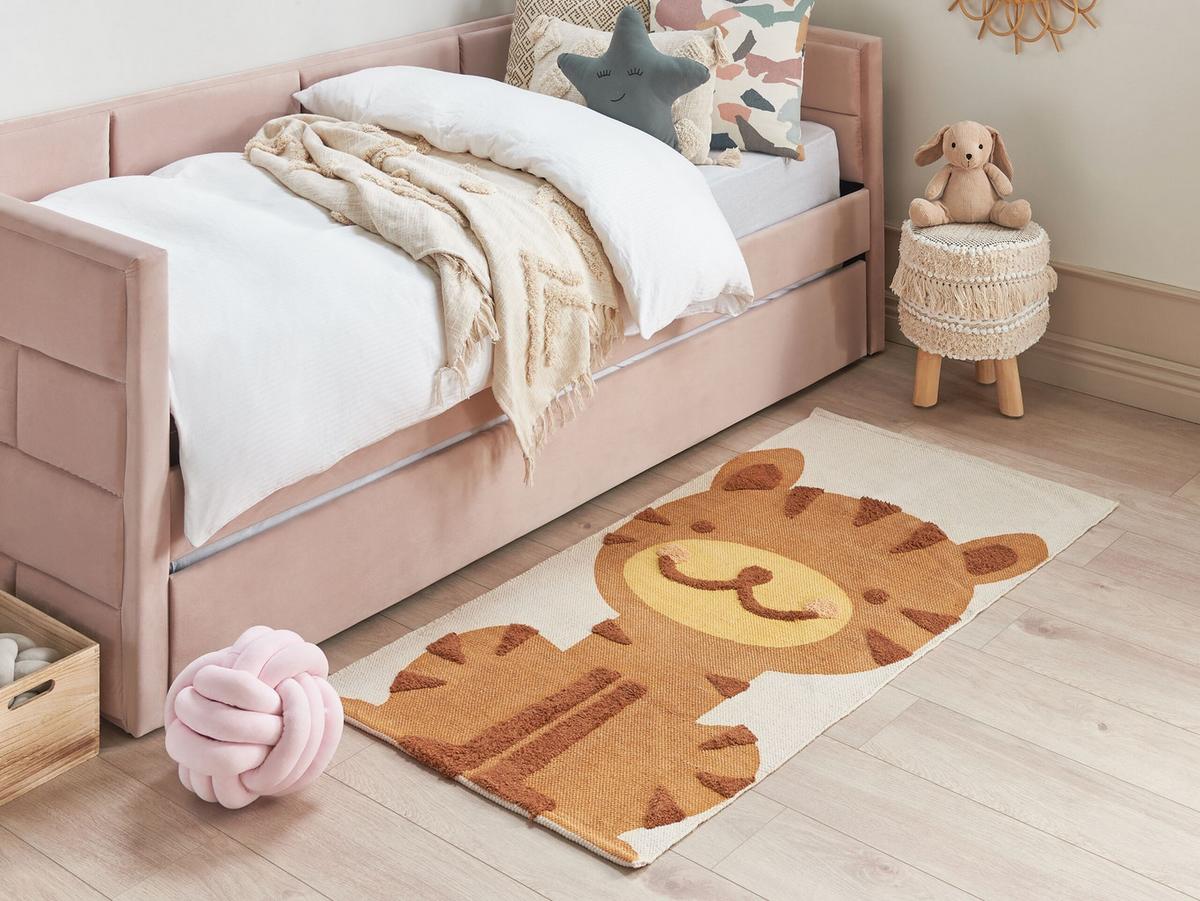 KURZFLOR-KINDERTEPPICH-SIGLI 150/80 cm - Multicolor, Textil (80/150cm) - Beliani
