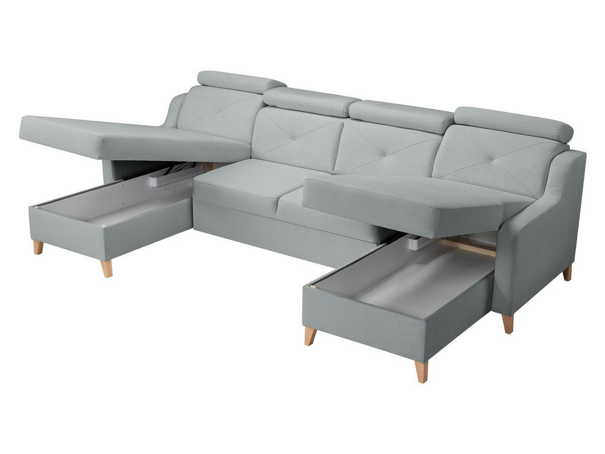 ECKSOFA Marbella U - Naturfarben, Holz/Textil (286/82/165cm) - MIRJAN24
