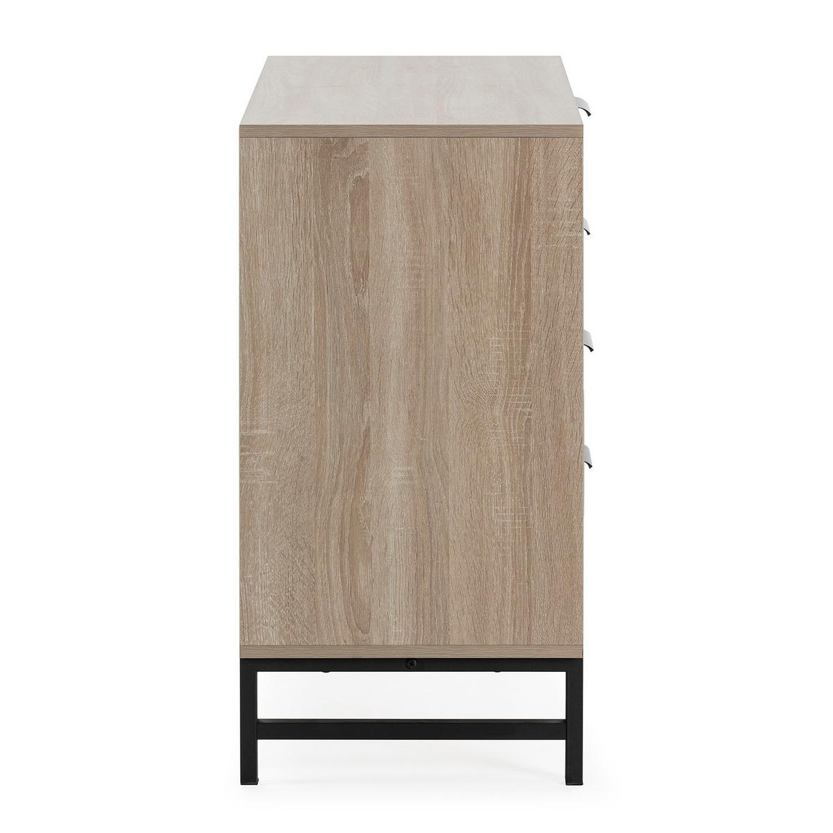 KOMMODE 80/77/40 Hera holzfarben - Honigeiche, Holzwerkstoff (80/77/40cm)
