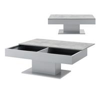 COUCHTISCH Lünen 110/60/40 - Grau, Holzwerkstoff (60/110/40cm) - [en.casa]