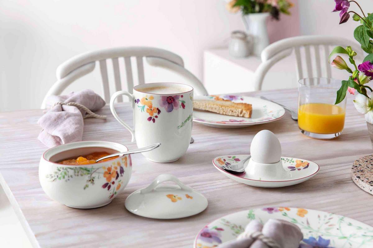 EIERBECHER Mariefleur Basic bunt 4er Set - Multicolor, Keramik (2/2/2cm) - Villeroy & Boch
