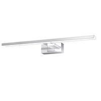 SPIEGELLEUCHTE Qylzork 12.8/12/60 cm - Chromfarben, Kunststoff (60/12.8/12cm) - ZMH