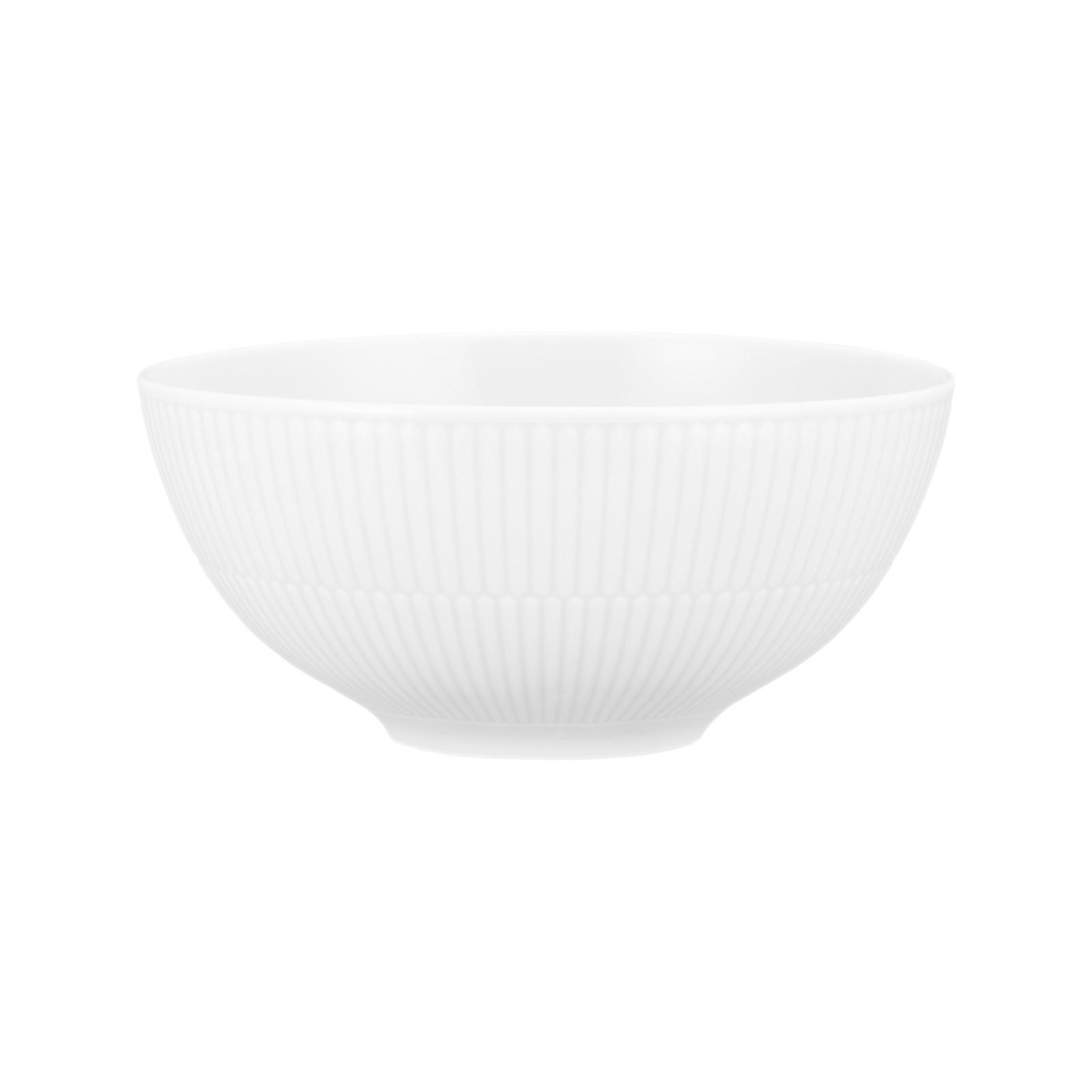 SCHÜSSEL Amina Weiß ø 21,4 cm - Weiß, Keramik (21.5cm) - Seltmann Weiden