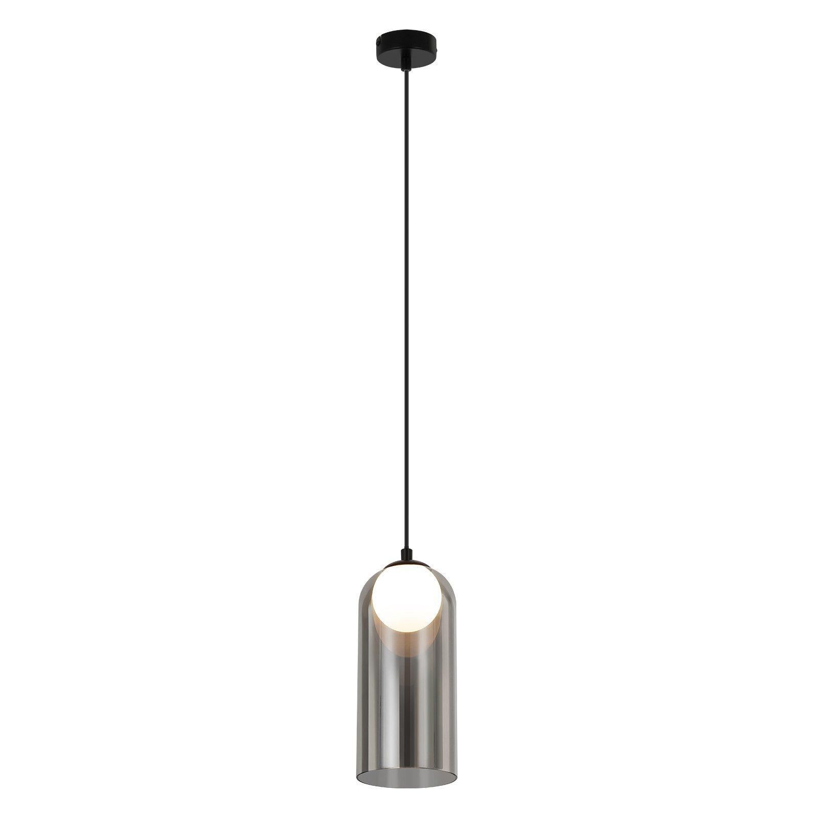 HÄNGELEUCHTE Wrythu 12.0/151.5/12.0 cm - Schwarz, Glas (12/12/151.5cm) - ZMH